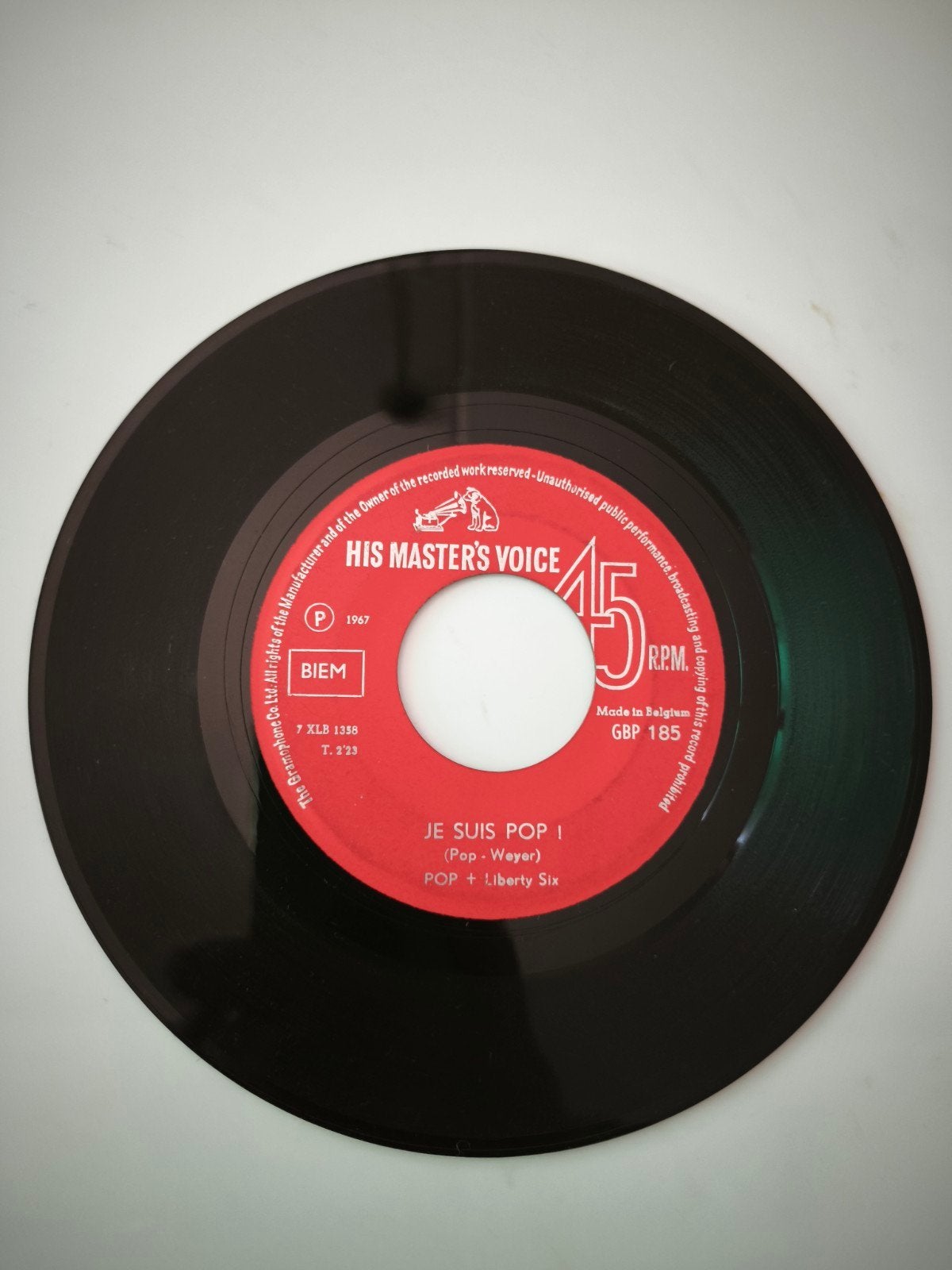 Pop + Liberty Six super zeldzame Psychedelic single., Ophalen of Verzenden