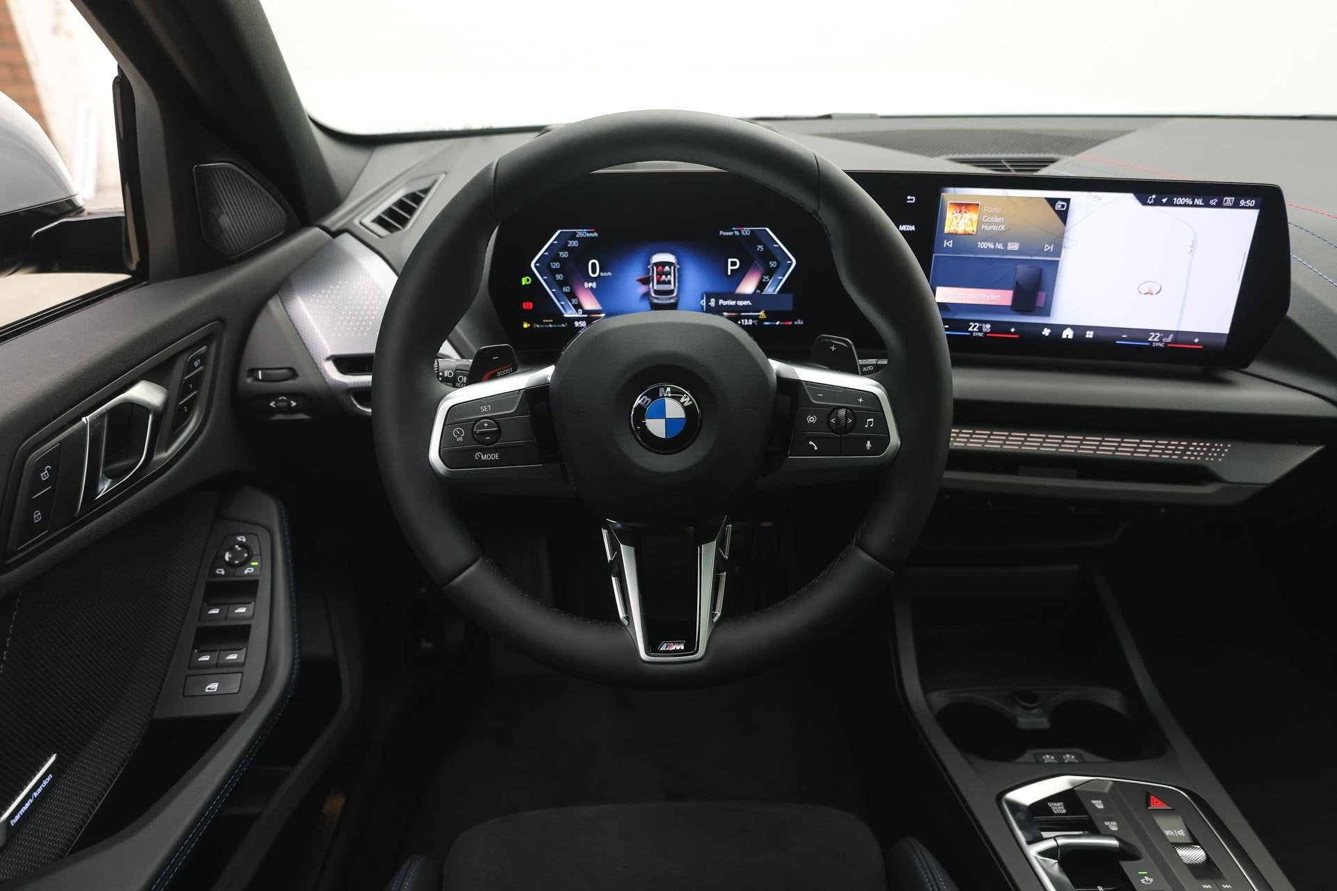 BMW 1 Serie 120 High Executive M Sport Automaat / Panoramada, Auto's, Dealer onderhouden, 156 pk, Met garantie (alle), Origineel Nederlands