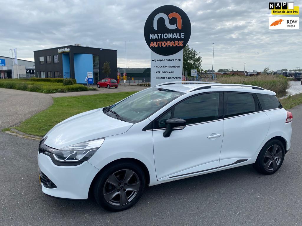 Renault Clio Estate 2014 * 0.9 TCe Night&Day * LMV * AIRCO *, Auto's, Voorwielaandrijving, Wit, Origineel Nederlands, Handgeschakeld