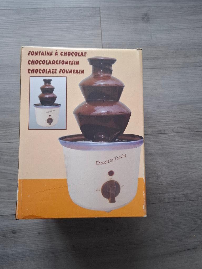 Chocoladefontein, Witgoed en Apparatuur, Fonduesets, Ophalen, Zo goed als nieuw, Elektrisch, Fondueset