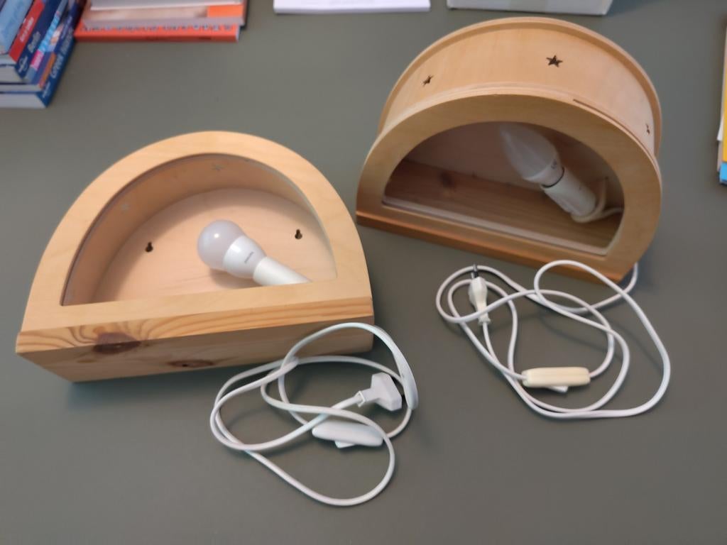 2 De Noest silhouetlampen met 8 silhouetten, Ophalen of Verzenden, Zo goed als nieuw, Lamp