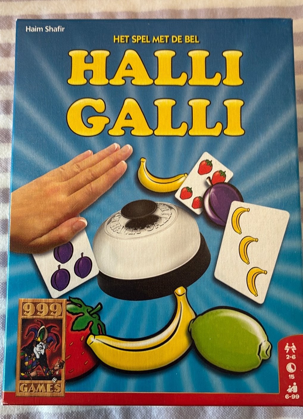 Halli galli kaartspel, Ophalen, Zo goed als nieuw