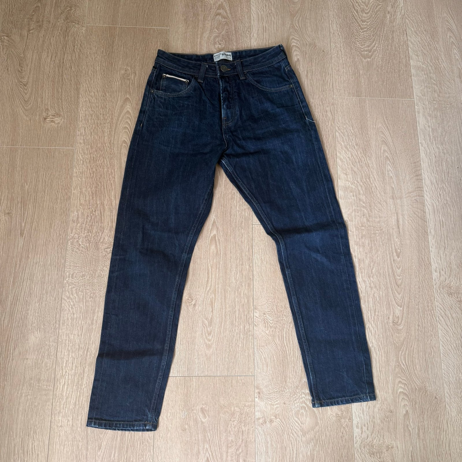 The Stronghold Relaxed Tapered Spijkerbroek W30/L32, Ophalen of Verzenden, Zo goed als nieuw, Blauw, W32 (confectie 46) of kleiner