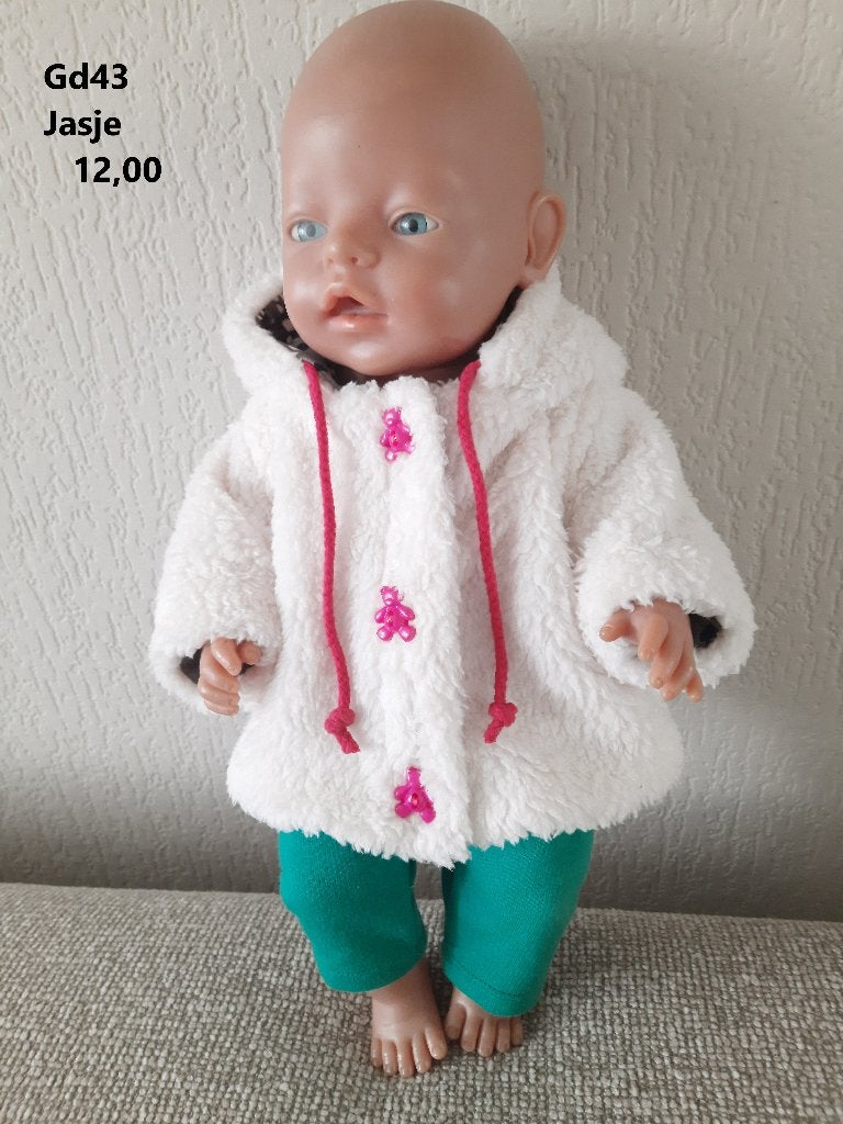 Poppenkleertjes baby born. Jasje. Opbrengst KiKa., Ophalen of Verzenden, Nieuw, Babypop