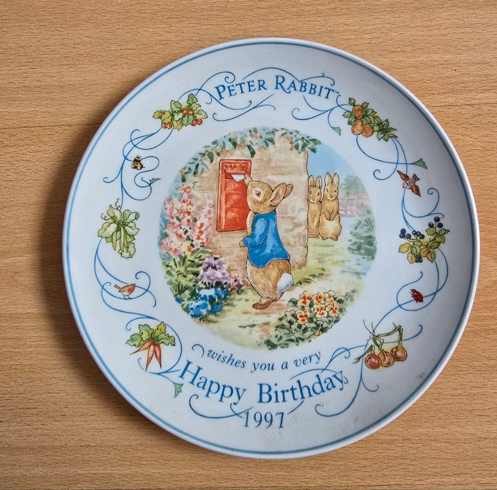 Vintage Wedgwood Peter Rabbit Servies - Diverse Stukken, Vintage, Meerkleurig, Ophalen of Verzenden, Zo goed als nieuw