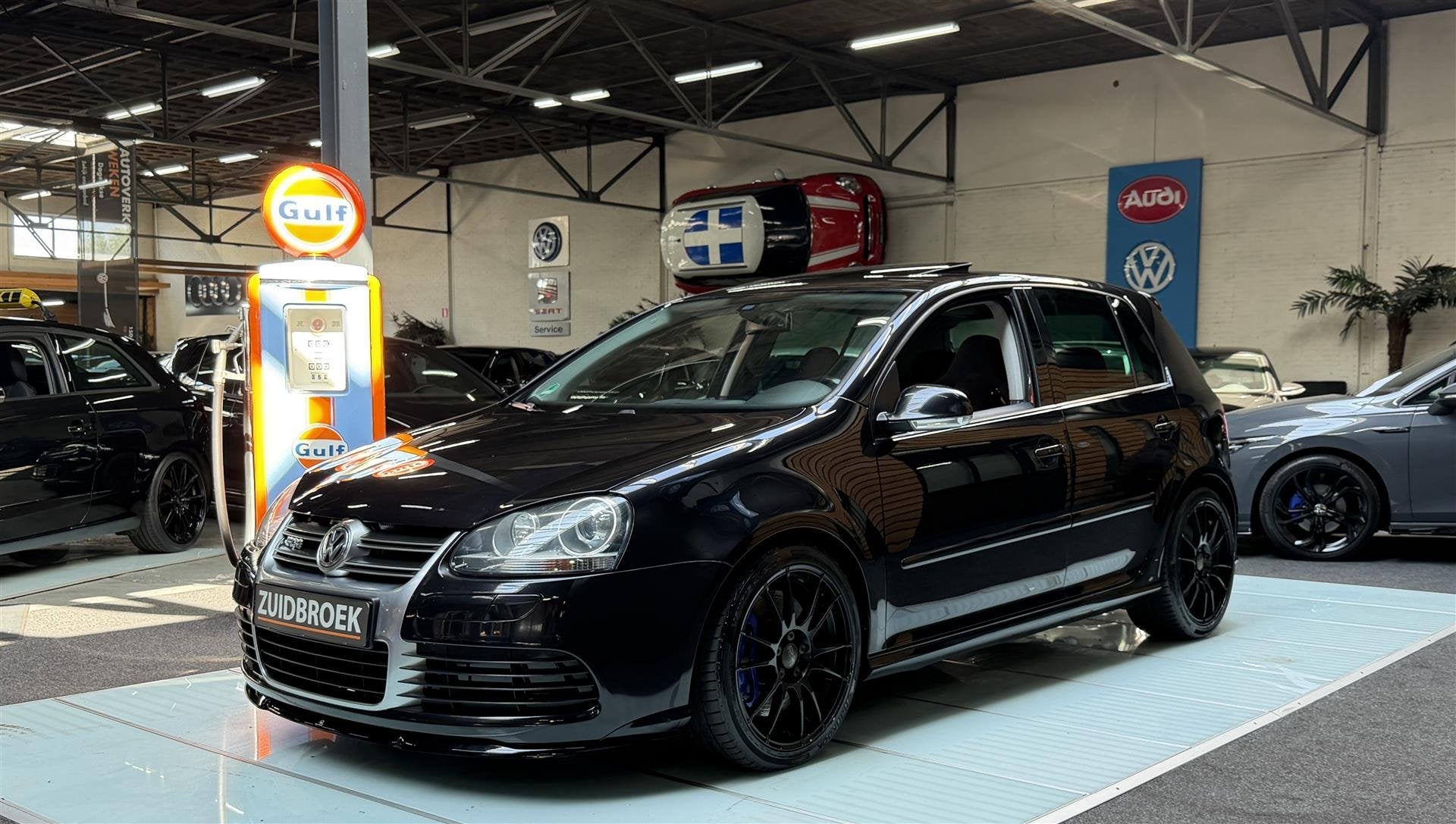 Volkswagen Golf 3.2 V6 R32 DSG | Vol optie | Dak | Schaalsto, Auto's, Automaat, Gebruikt, 4 cilinders, 1290 kg