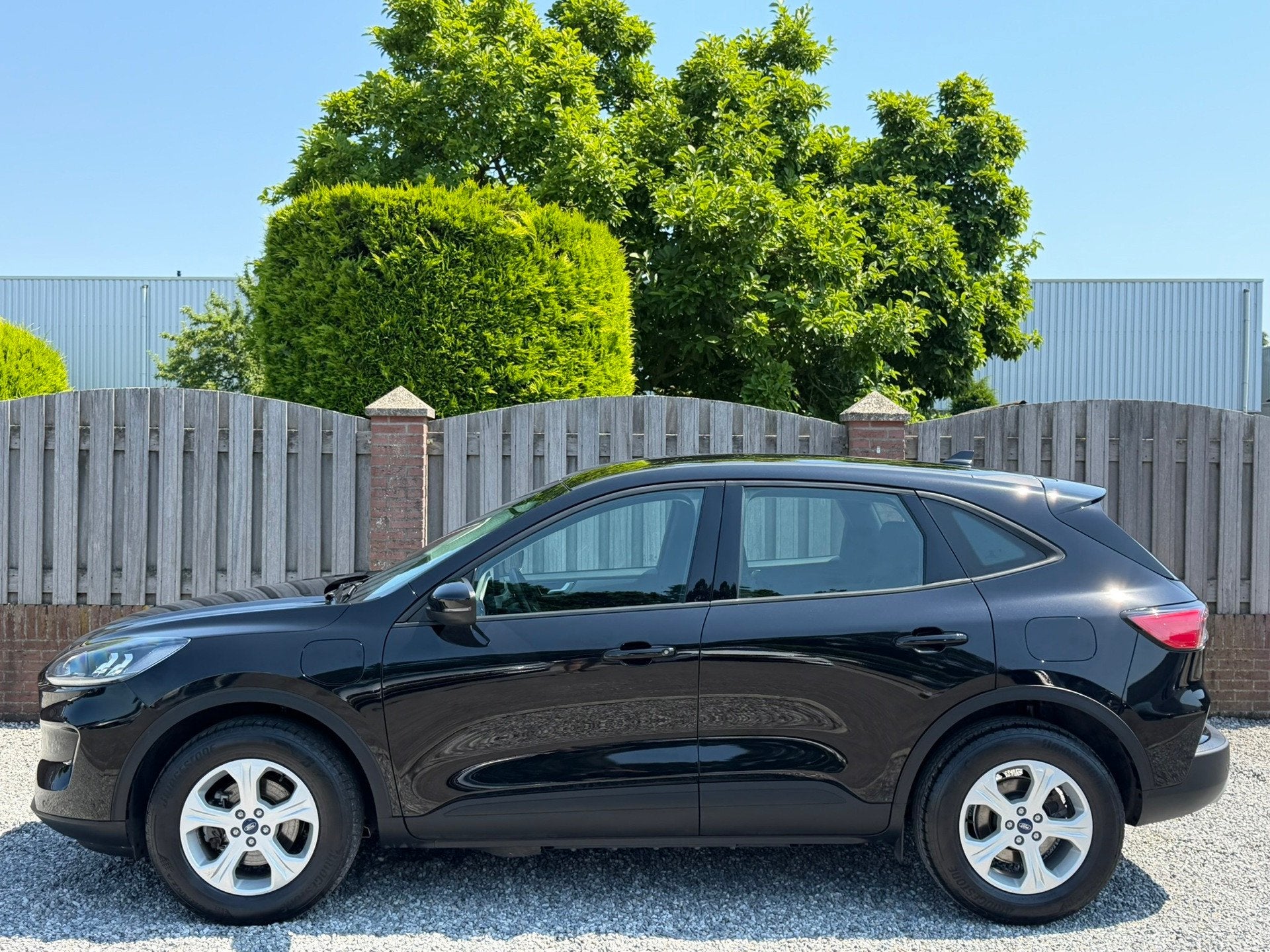 Ford Kuga 2.5 PHEV Titanium X STOELVERWARMING ECC NAVI VIRTU, Dealer onderhouden, Stof, Gebruikt, Zwart