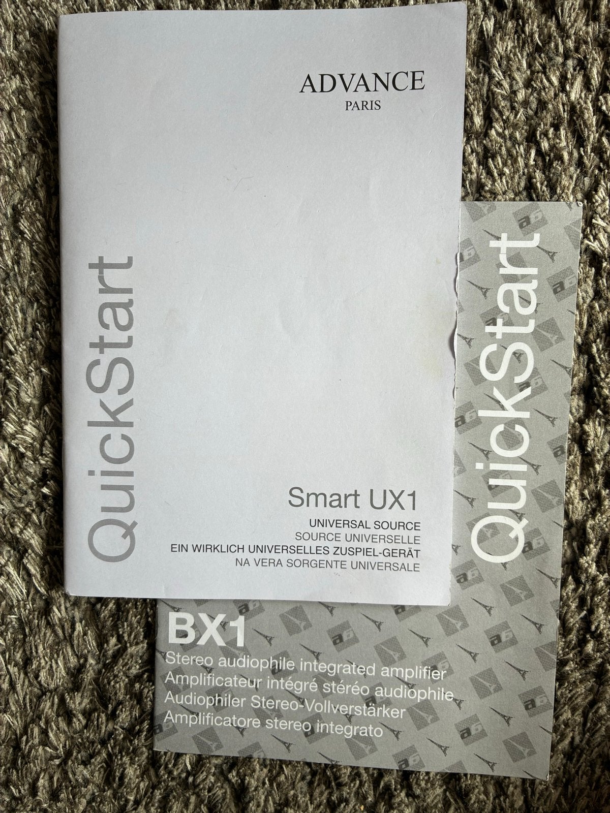 Advance Paris Smart UX1 en BX1 Handleidingen, Overige merken, Overige systemen, Nieuw, Ophalen of Verzenden