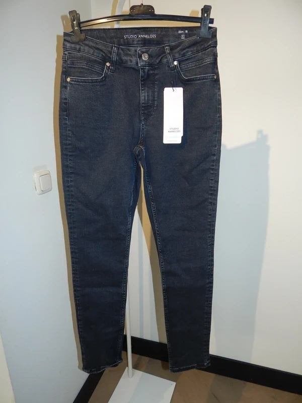 Studio Anneloes zwarte slim fit broek Nieuw met labels S, Kleding | Dames, Broeken en Pantalons, Nieuw, Maat 36 (S), Blauw, Lang