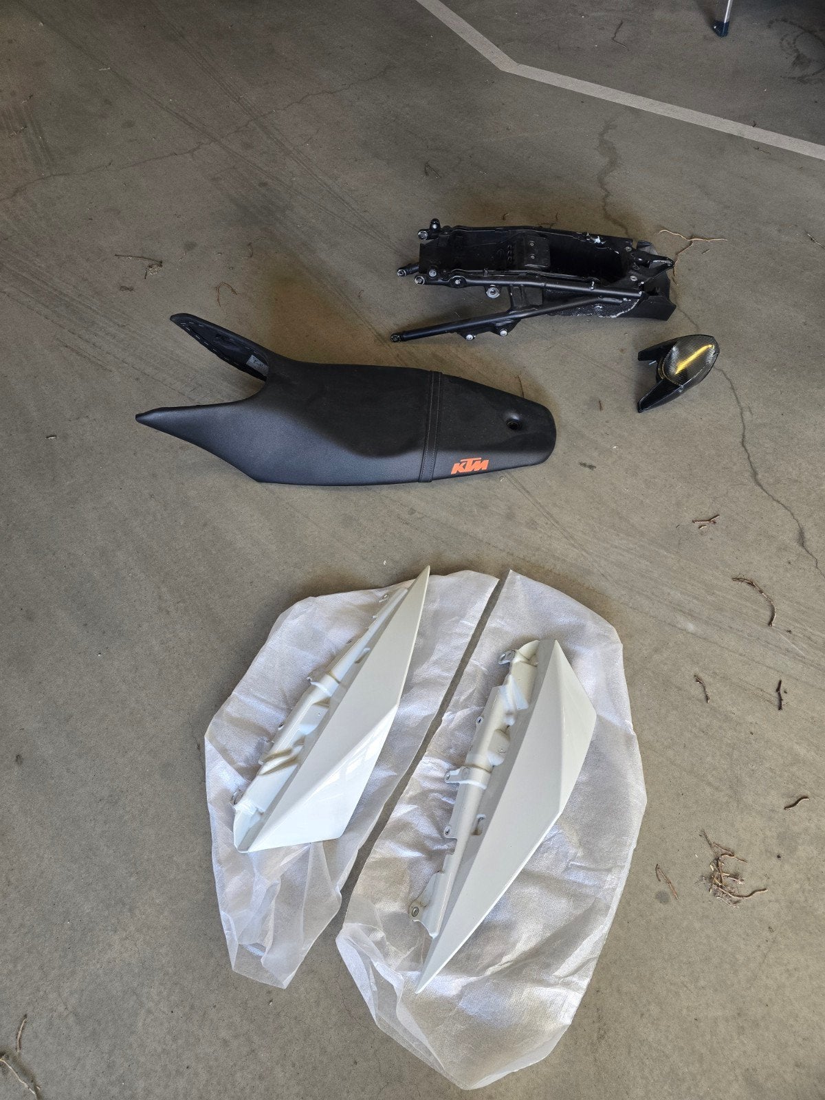KTM 990 Duke Duo Zitter Ombouwkit (incl. subframe), Ophalen of Verzenden