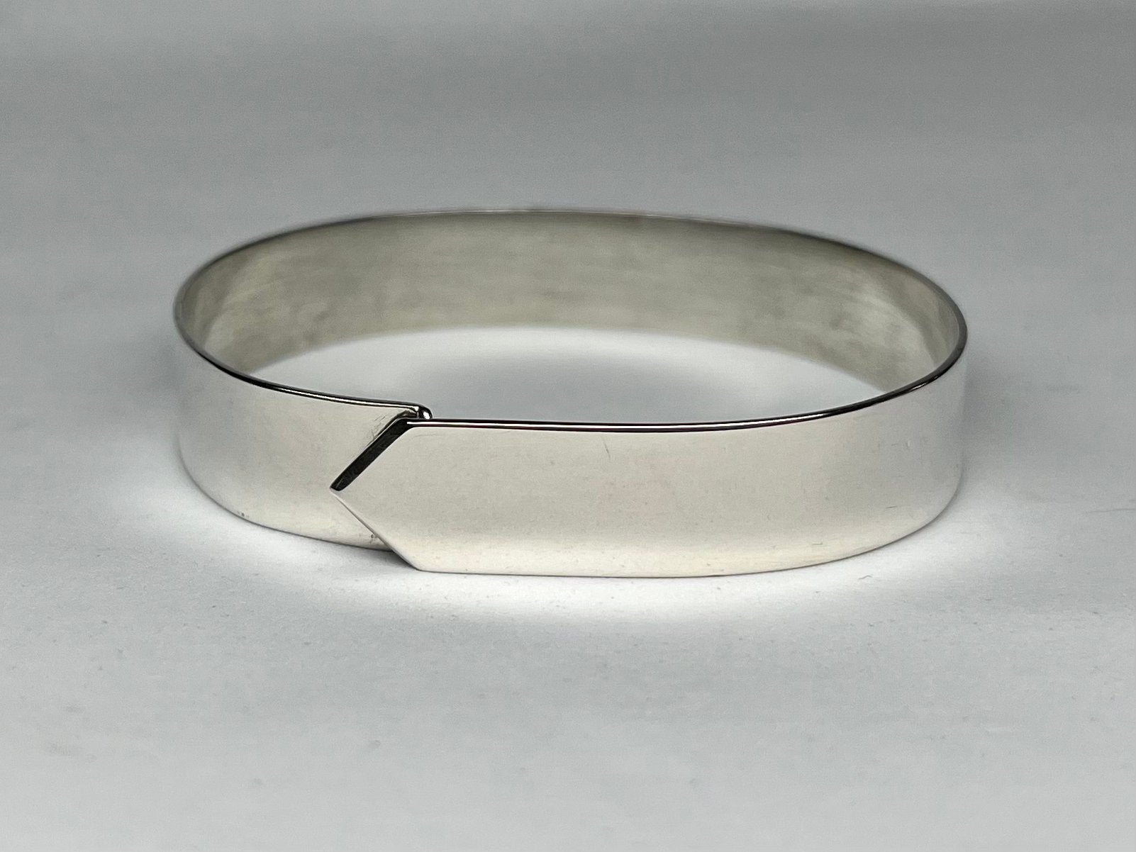 Zilver design armband-Arthur de Rijk-Modernistisch edelsmid, Ophalen of Verzenden, Zilver
