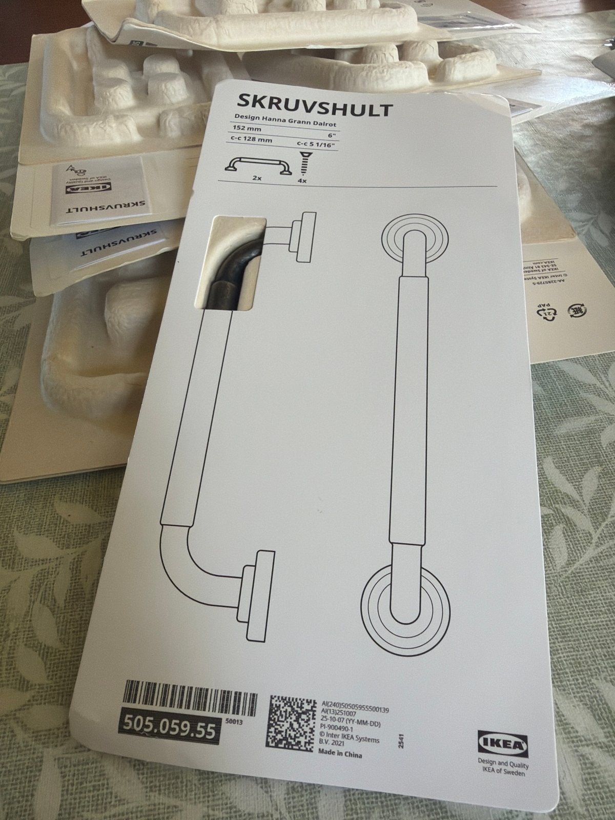 10x IKEA SKRUVSHULT Handgreepjes (20 greepjes) - Nieuw, Overige typen, IKEA, Nieuw, Ophalen of Verzenden