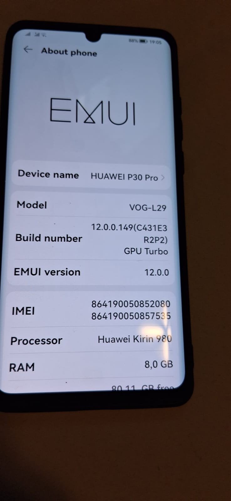 HUAWEI P30 PRO, Ophalen of Verzenden, Blauw