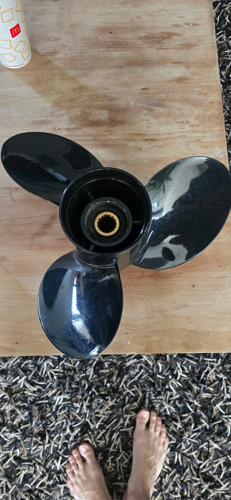 Suzuki DF100B DF90 80 70 Propeller 13.75x17P 3 blad, Ophalen of Verzenden