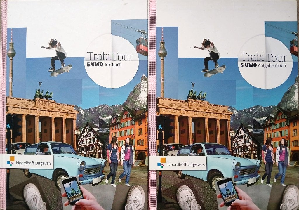 TRABITOUR DUITS 5 VWO Tekstboek (hardcover) +Werkboek (ZGAN), VWO, Zo goed als nieuw, Noordhoff Uitgevers, Verzenden
