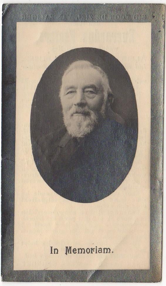 Everardus Peeters 1837 Ooi (Zevenaar) - 1920 Zevenaar, 82 jr, Verzenden