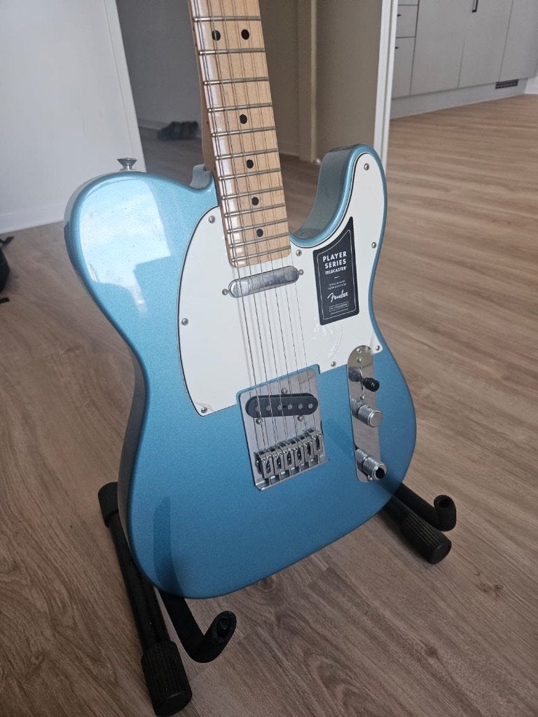 Fender PLAYER TELE MN TPL, Ophalen, Zo goed als nieuw, Solid body, Fender