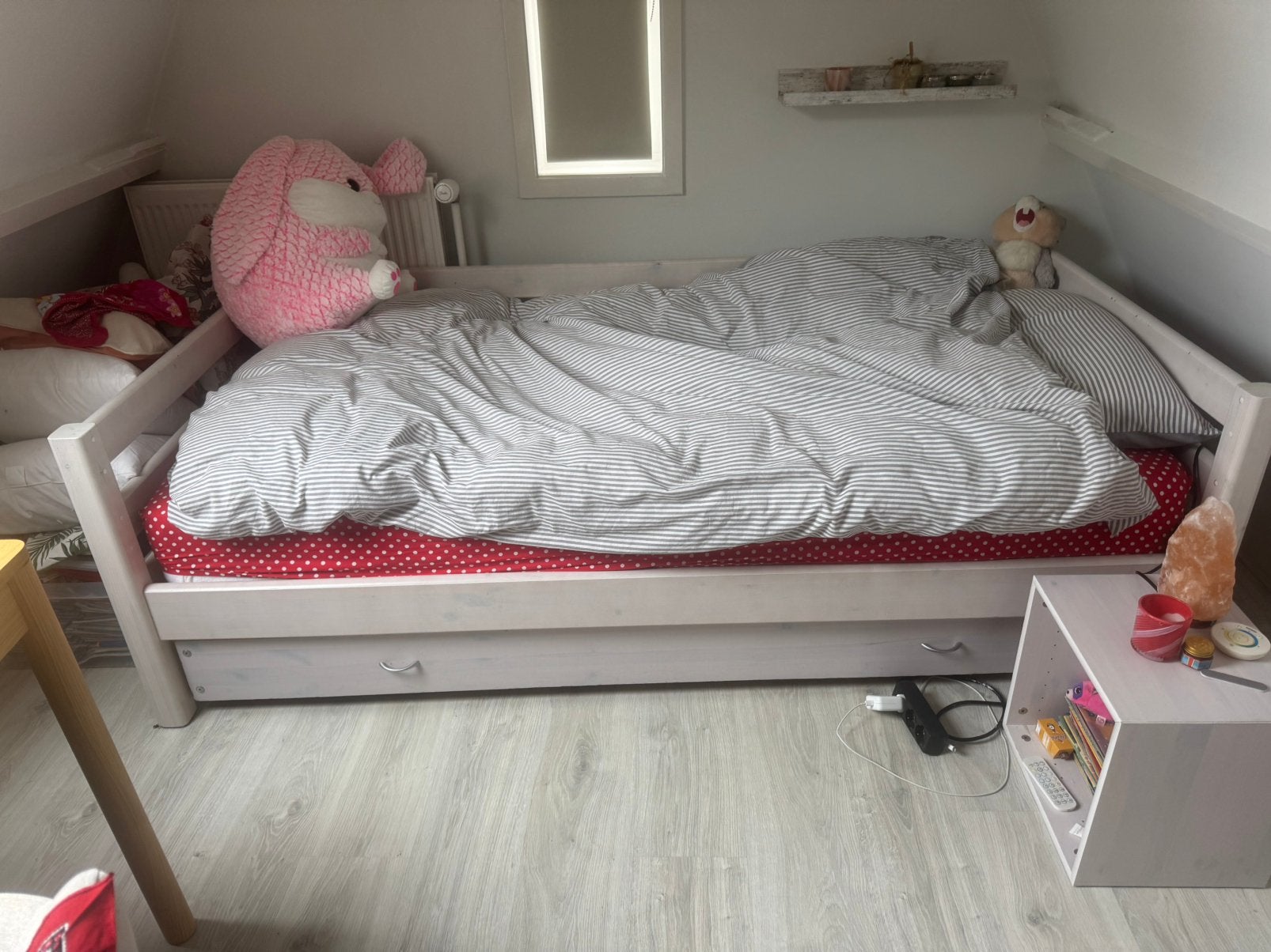 Flexa bed met onderlade bed, Kinderen en Baby's, Kinderkamer | Bedden, Ophalen, Gebruikt, 180 cm of meer, 85 tot 100 cm