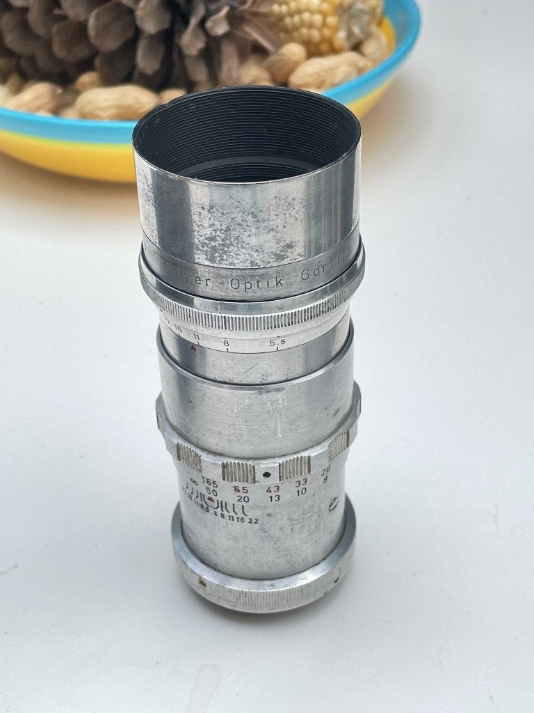 Telemegor 180mm f5.5 V (Meyer-Optik Görlitz) M39 / M42 mount, Ophalen of Verzenden