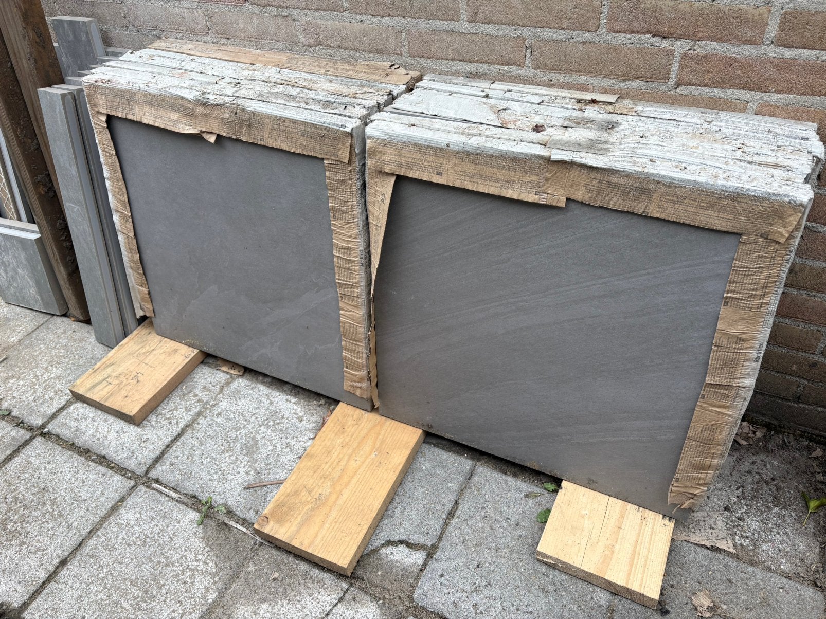 Keramische tuintegels 60x60x3, Ophalen, Keramiek, Nieuw, Minder dan 5 m²
