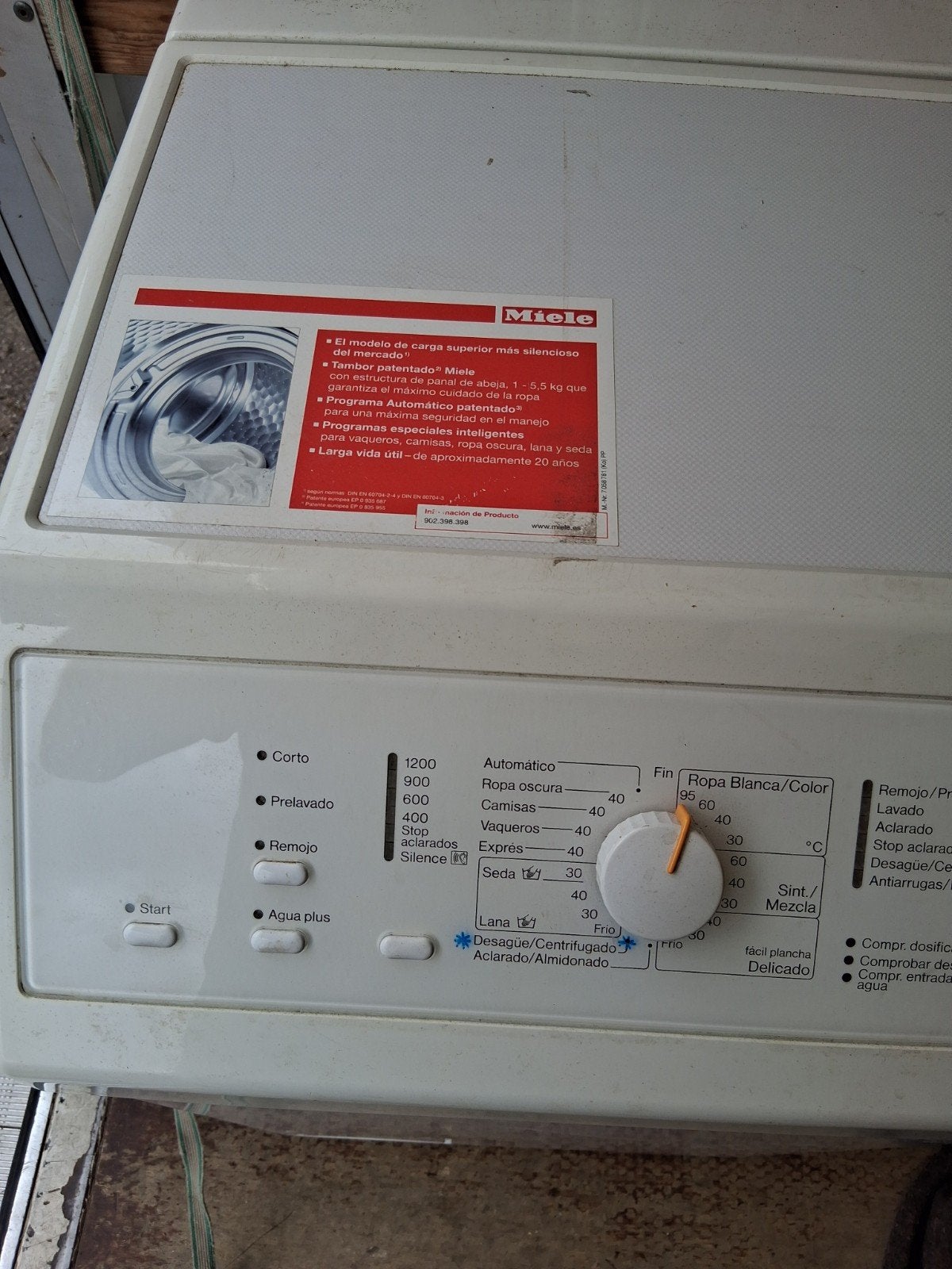 Boven lader was automaat, Ophalen, 85 tot 90 cm