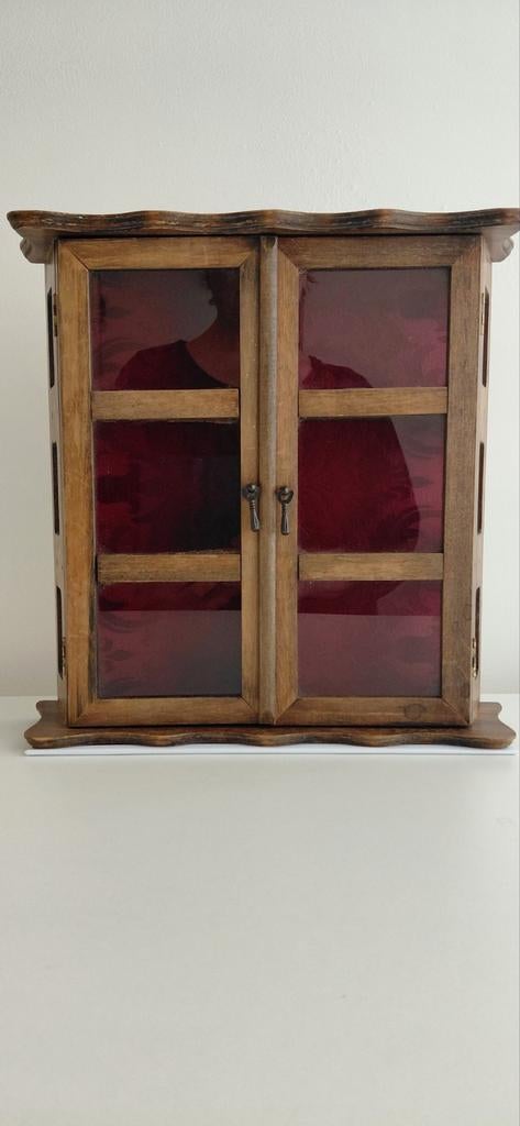 VITRINE KASTJE eiken klein, Ophalen of Verzenden