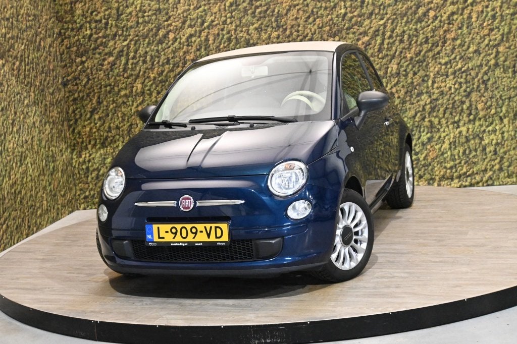 Fiat 500C 1.2 Easy | Cabrio | Airco (bj 2013), Euro 5, Stof, Gebruikt, 4 cilinders