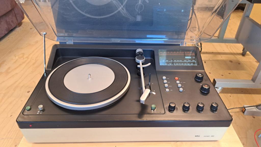 Braun Cockpit radio versterker platenspeler combi, Gebruikt, Ophalen, Overige merken, Minder dan 60 watt