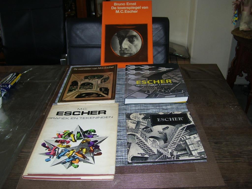 5x escher boek verschillende titels, Ophalen of Verzenden, Gelezen