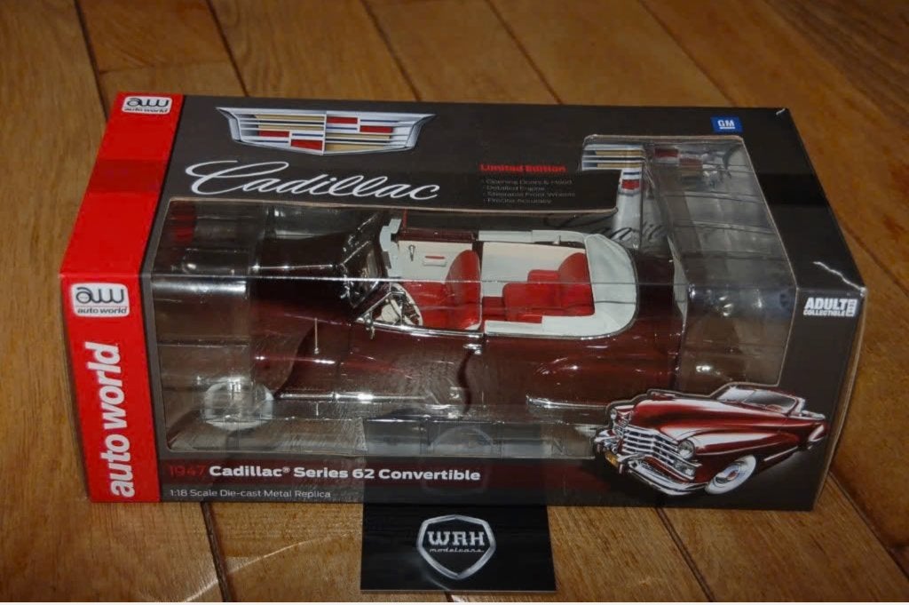 1:18 CADILLAC SERIES 62 Convertible Autoworld in box WRH, Verzenden, Zo goed als nieuw, Auto, Overige merken