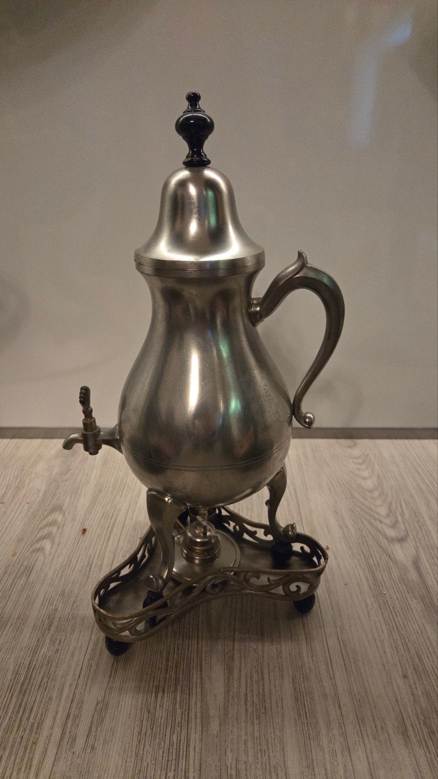 Antieke tinnen kraantjeskan, Ophalen of Verzenden
