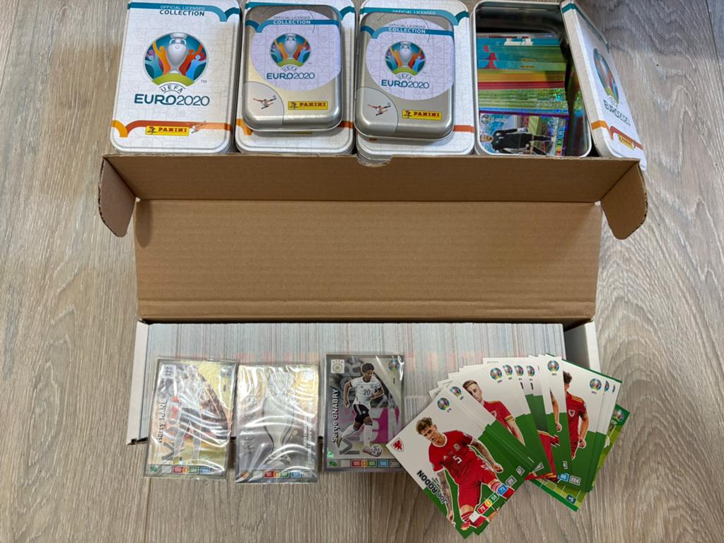 Bulkpartij/losse kaarten Panini EURO 2020 Adrenalyn XL, Ophalen of Verzenden, Zo goed als nieuw, Meerdere plaatjes