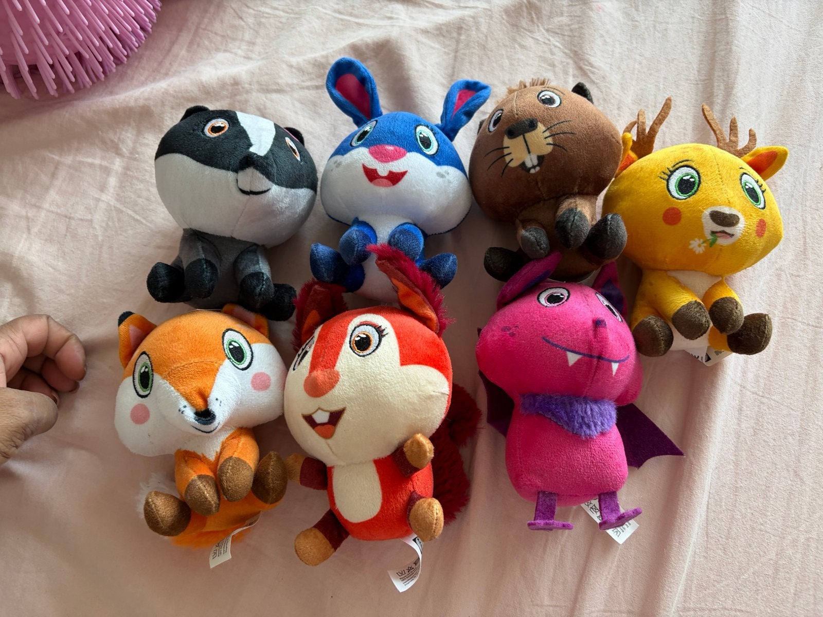 Bos mini s. set van 7, Ophalen, Gebruikt, Overige merken, Overige karakters