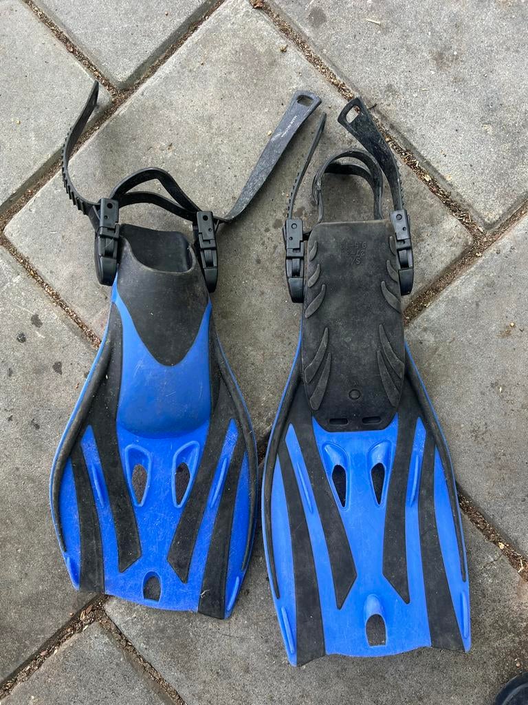 Duikvliezen - Flippers - Blauw/Zwart mt 27-31, Ophalen, Gebruikt, Zwem- of Duikvliezen