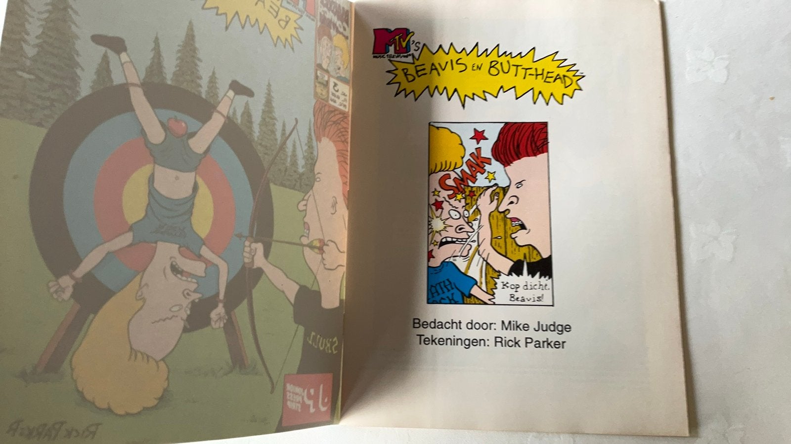 Beavis en Butt-Head stripboek - Mike Judge, Eén stripboek, Ophalen of Verzenden, Zo goed als nieuw