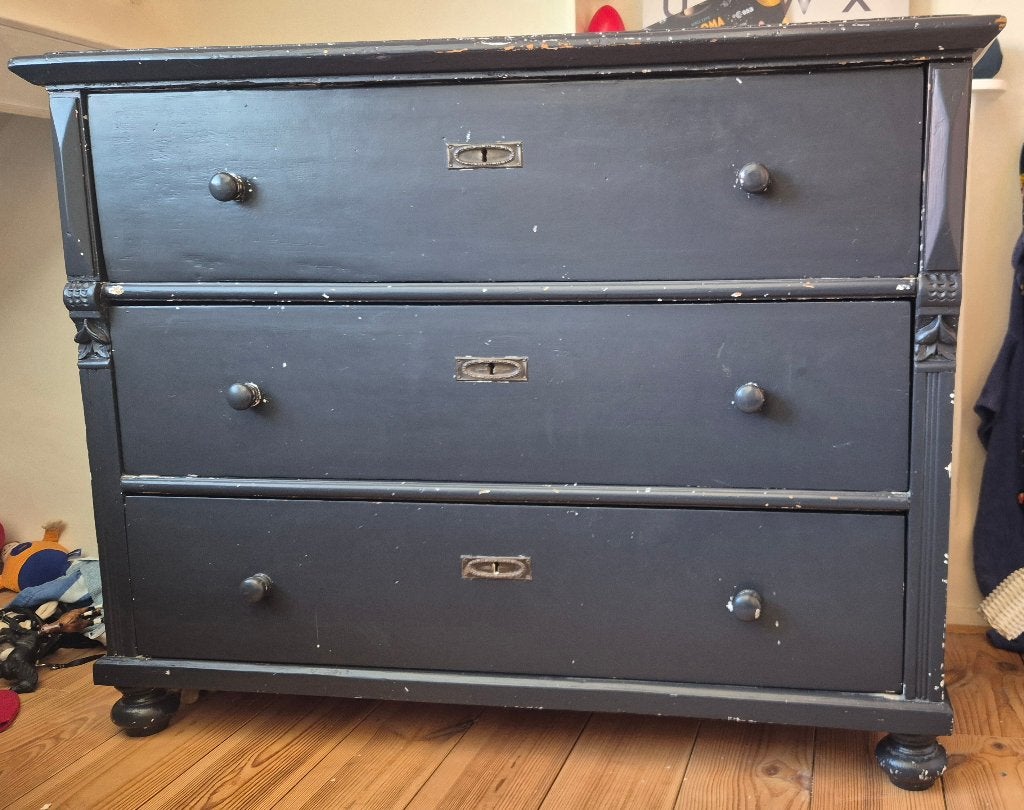 Vintage commode ladenkast, Huis en Inrichting, Ophalen, Gebruikt, 100 tot 150 cm, Vintage