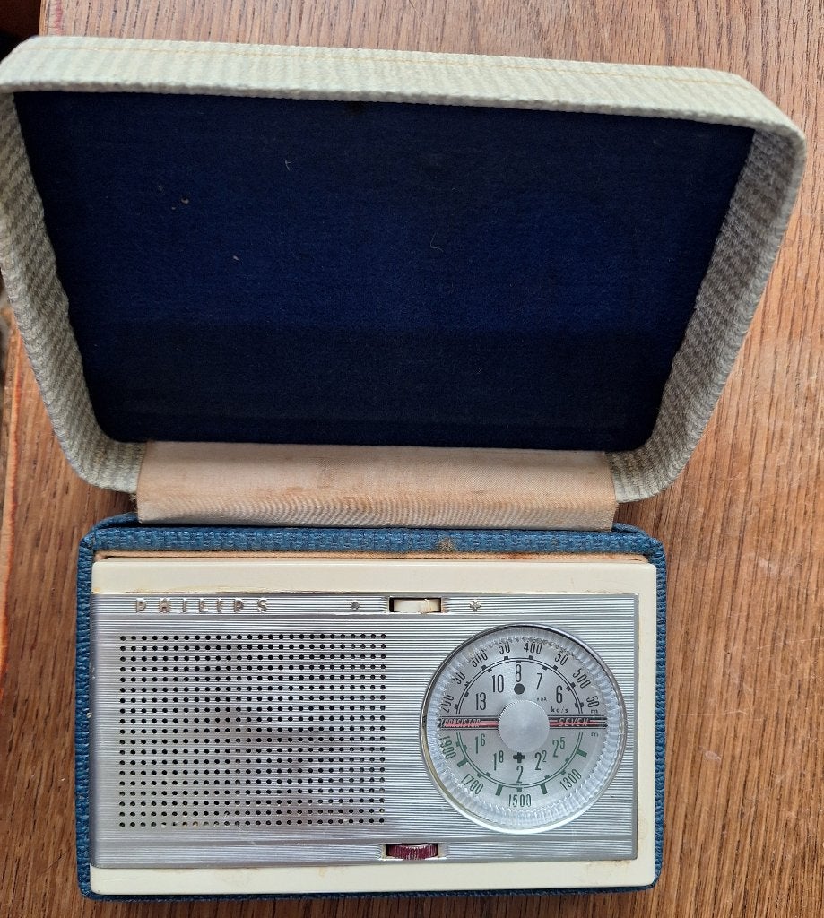 Vintage Philips Fanette transistor radio model LOX90T - 1960, Verzenden, Gebruikt, Transistorradio
