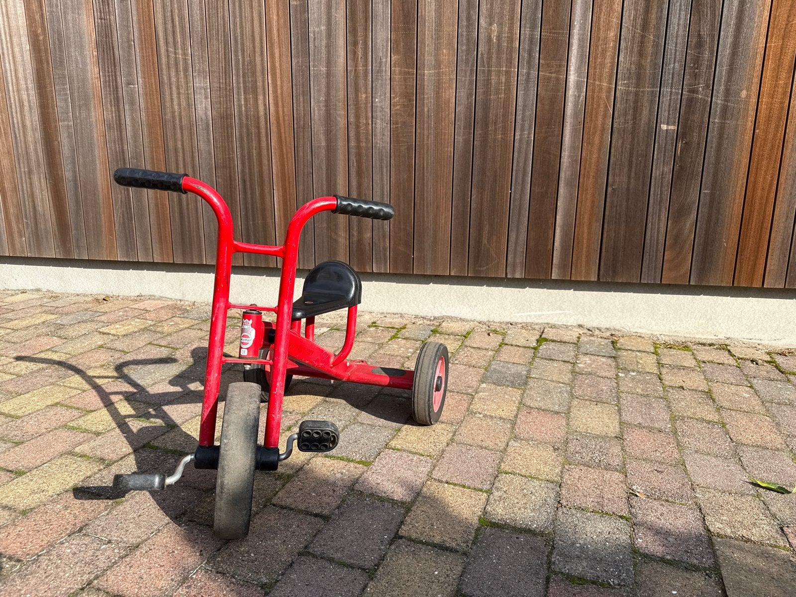 Rode Winther driewieler, Kinderen en Baby's, Ophalen, Gebruikt, Trapvoertuig