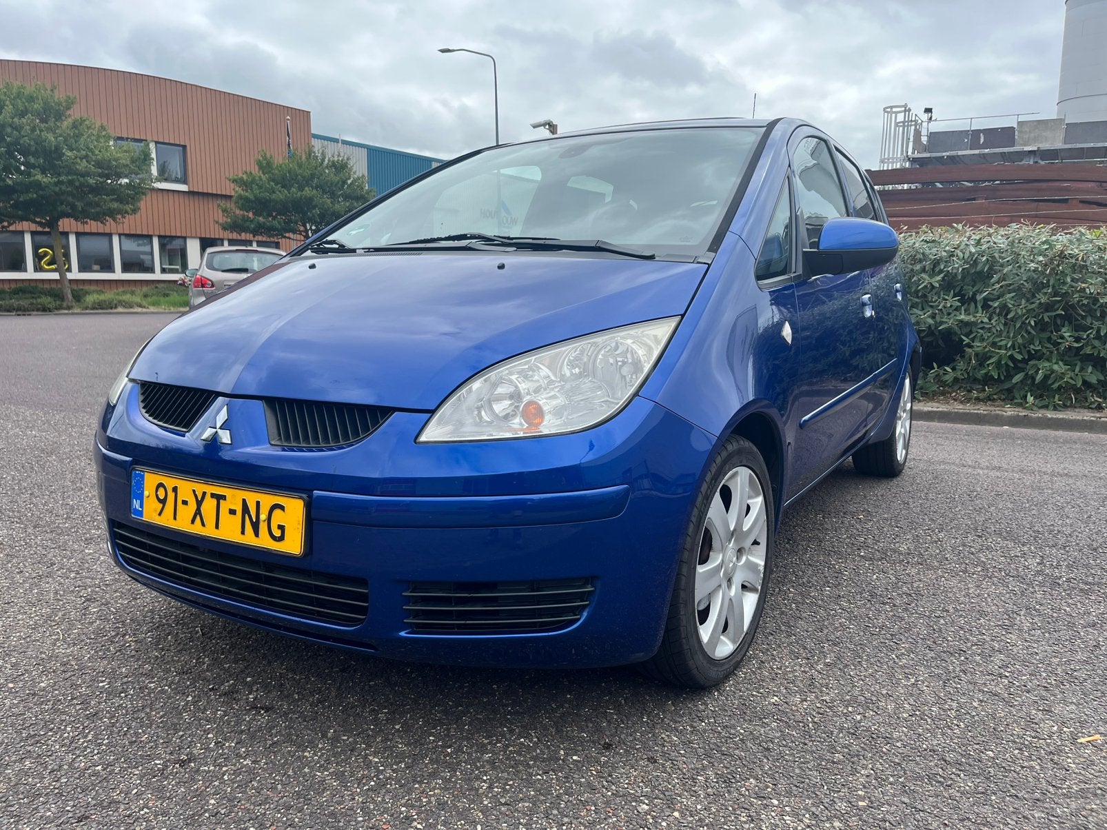 Mitsubishi Colt 1.5 CZ5 2007 Blauw, Auto's, Voorwielaandrijving, 970 kg, Stof, 40 €/maand