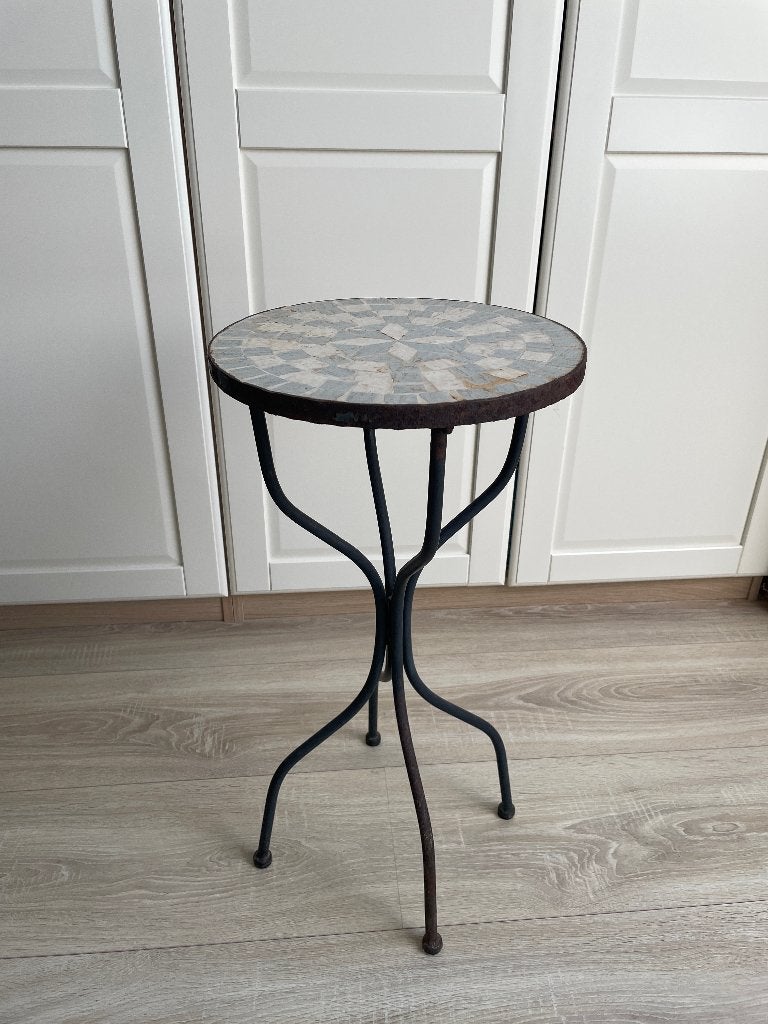 Mozaïek bijzettafel brocante, Ophalen, Huis en Inrichting