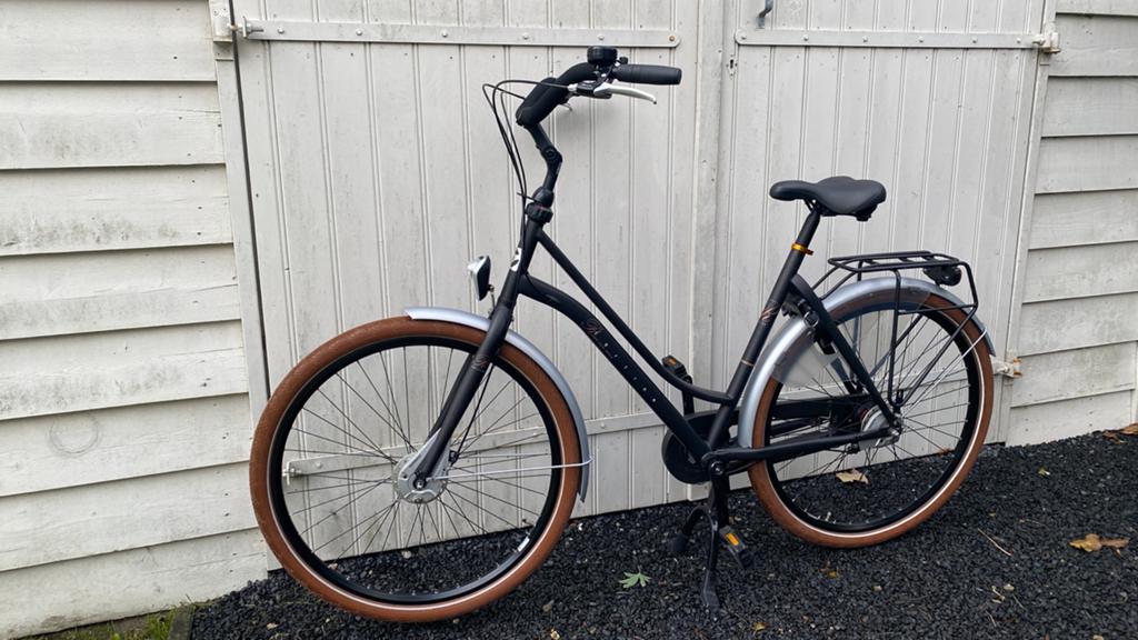 Cortina Roots mamafiets 28" - Zo goed als nieuw, (Extra) lage instap, 56 cm of meer, Zo goed als nieuw, Trommelrem