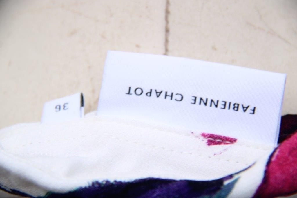 Doorknoopjurk offwhite/ fuschia Fabienne Chapot mt 36 Vaste, Wit, Ophalen of Verzenden, Zo goed als nieuw, Fabienne Chapot