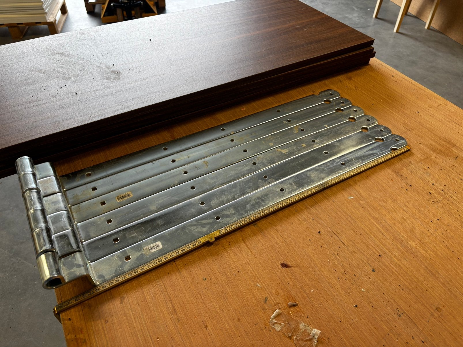 6 hengen, Doe-het-zelf en Verbouw, Ophalen of Verzenden, IJzer, Scharnier