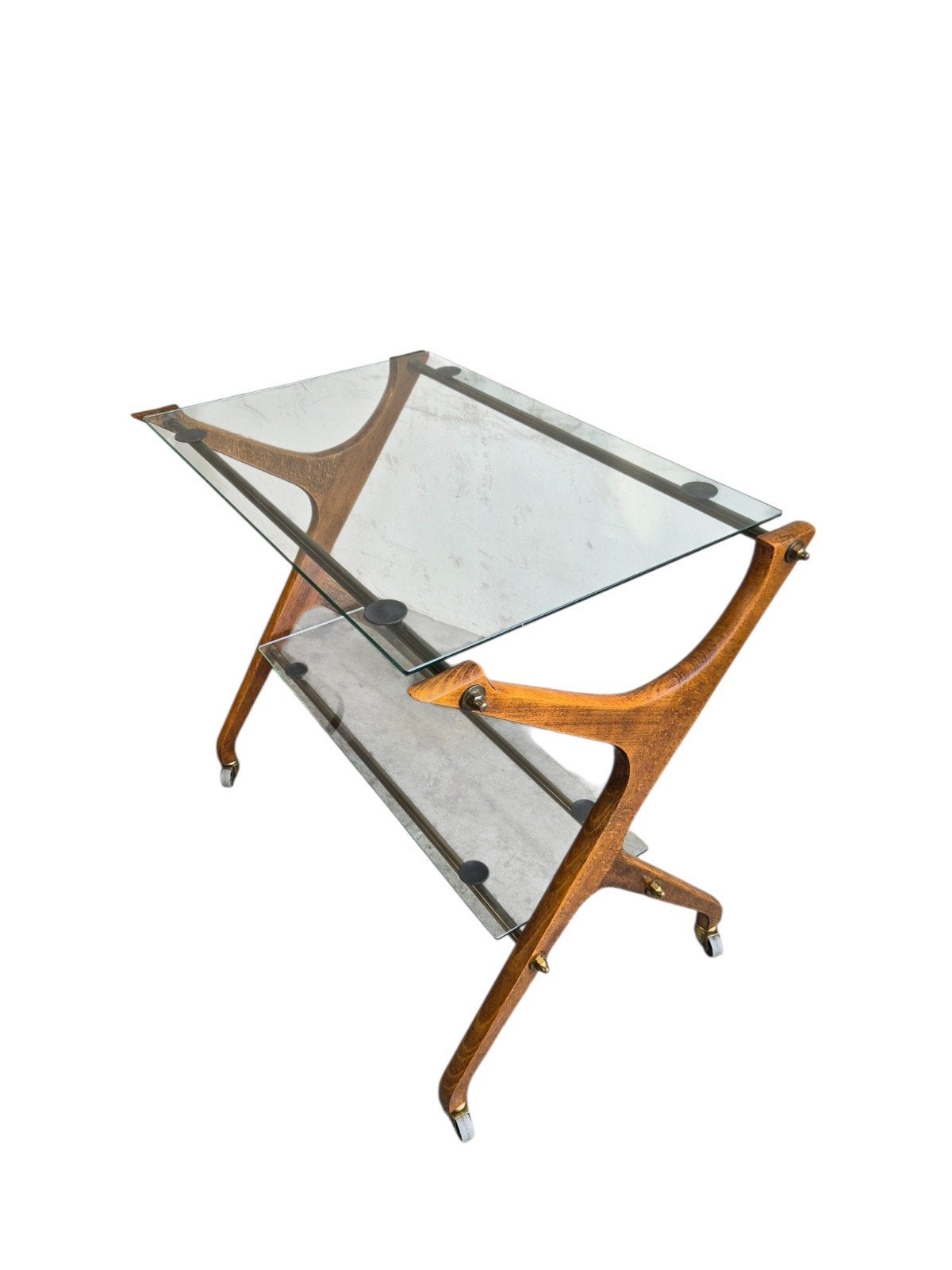 Mid century trolley, bijzettafel, Antiek en Kunst, Ophalen