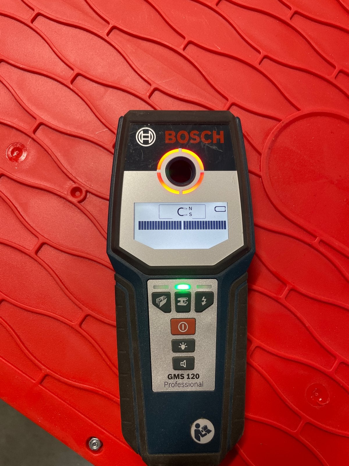 Bosch GMS 120 Professional Multidetector, Verzenden, Zo goed als nieuw, Multimeter