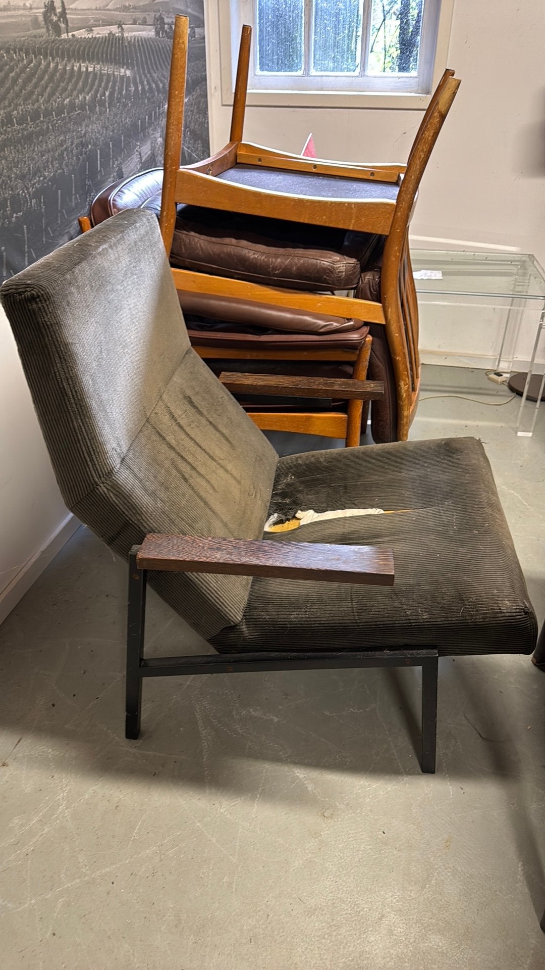 Martin Visser fauteuil, Ophalen, 75 tot 100 cm, 50 tot 75 cm, Gebruikt