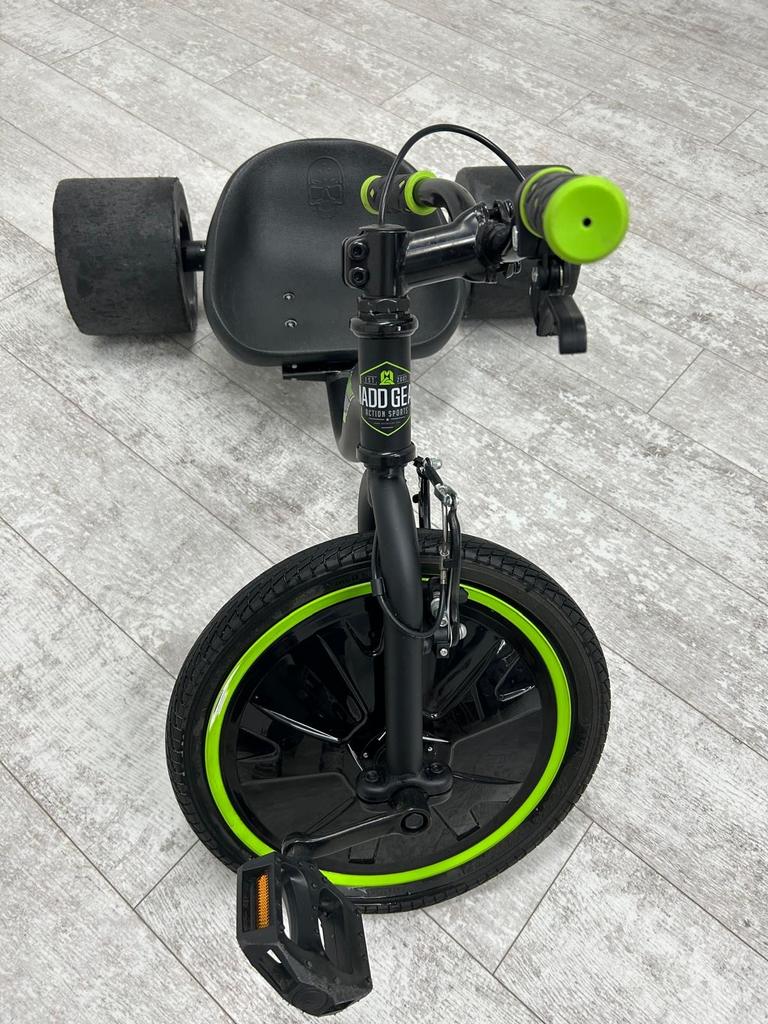 Add Gear Drift Trike - Zwart/Groen, Ophalen, Gebruikt