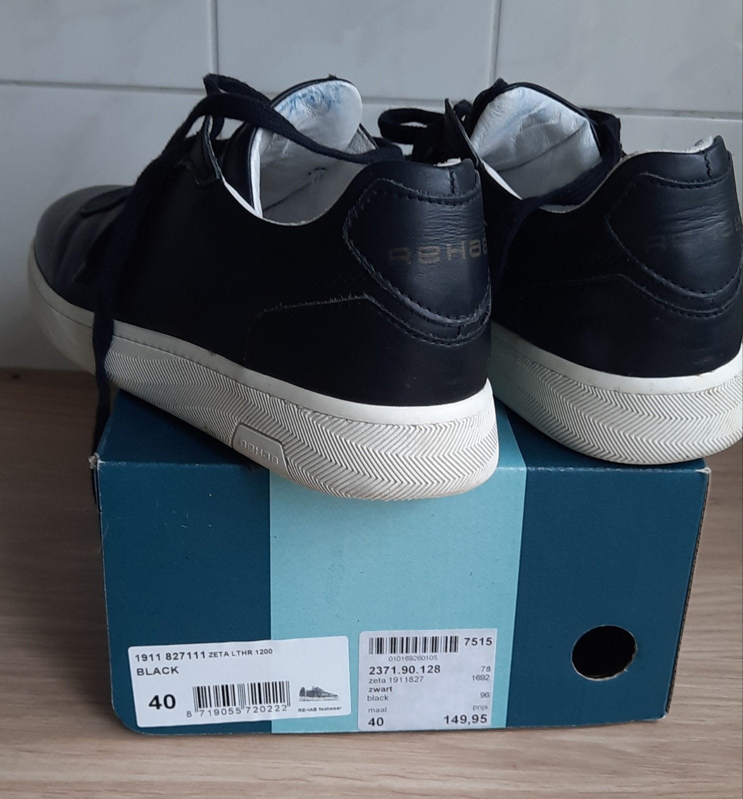 Rehab schoenen. Maat 40. Zwart, Rehab, Ophalen of Verzenden, Zo goed als nieuw, Instappers
