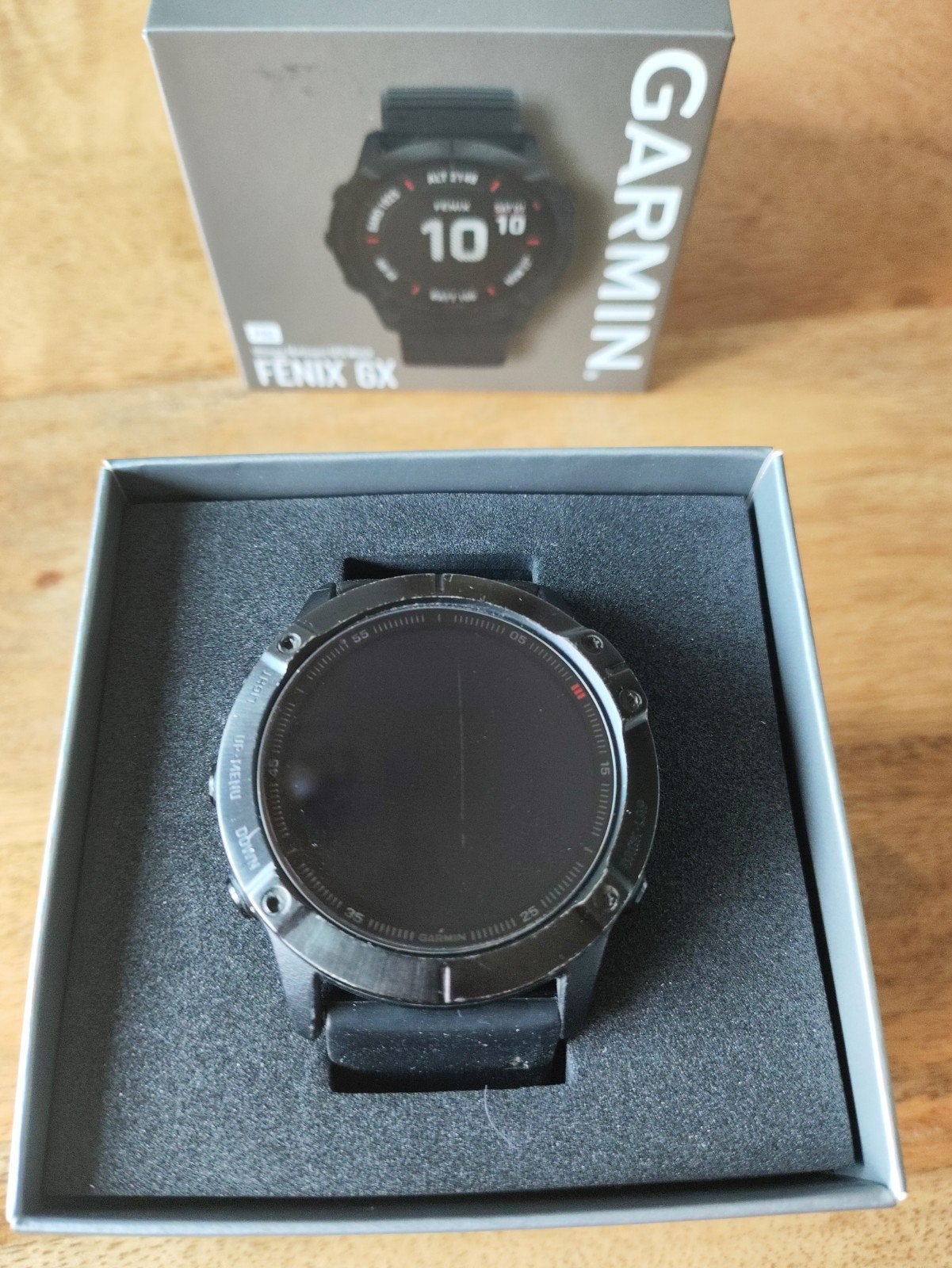 Garmin Fenix 6X Pro Multisport GPS Horloge Zwart, Sieraden, Tassen en Uiterlijk, Sporthorloges, Ophalen, Zo goed als nieuw, Waterdicht
