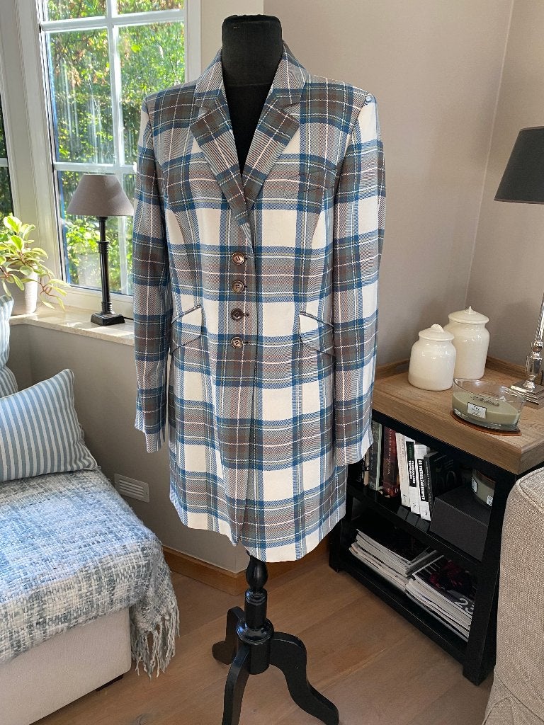 Scapa tartan ruit koetsiersjas model Halifax - NIEUW - 40/42, Kleding | Dames, Scapa, Meerkleurig, Maat 42/44 (L), Nieuw